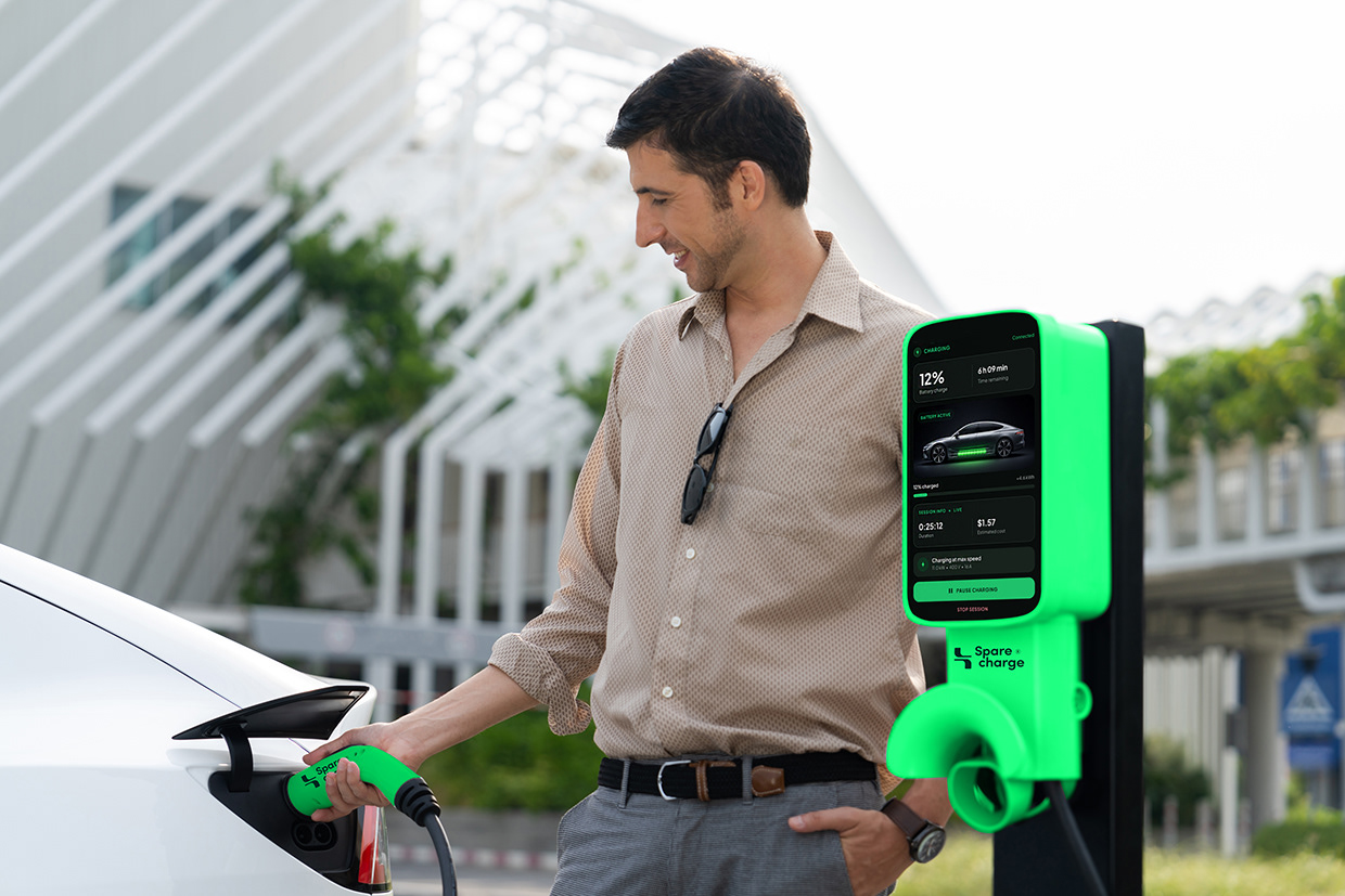 SpareCharge | Peer-to-Peer EV Charging Brand Identity Image 24