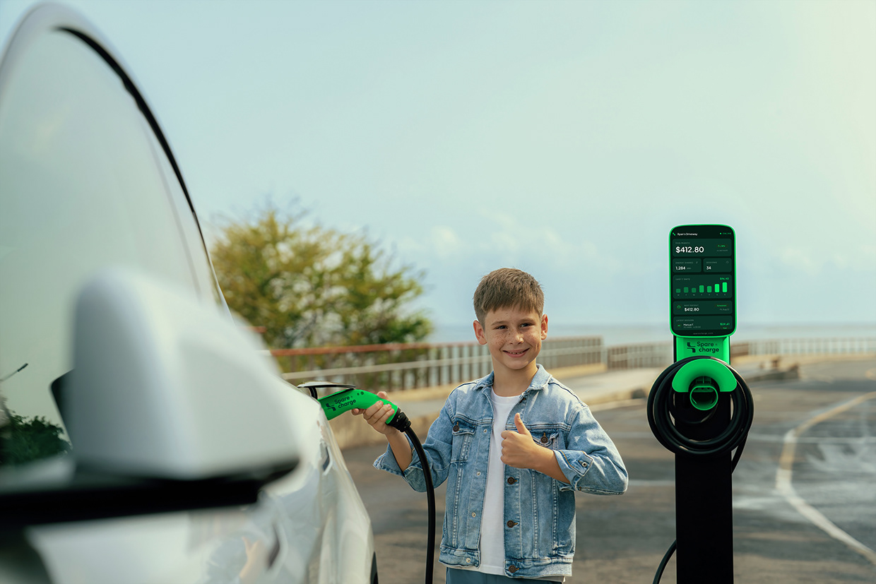 SpareCharge | Peer-to-Peer EV Charging Brand Identity Image 27
