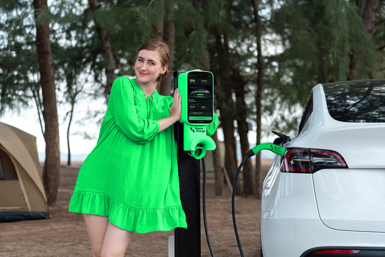 SpareCharge | Peer-to-Peer EV Charging Brand Identity Image 33