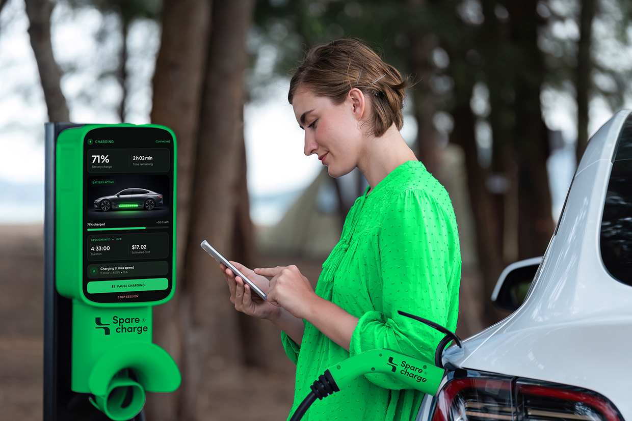 SpareCharge | Peer-to-Peer EV Charging Brand Identity Image 34