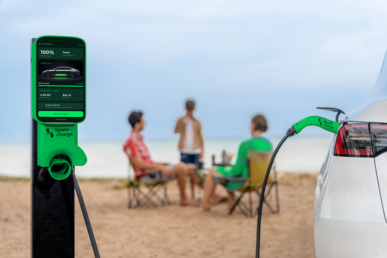 SpareCharge | Peer-to-Peer EV Charging Brand Identity Image 35