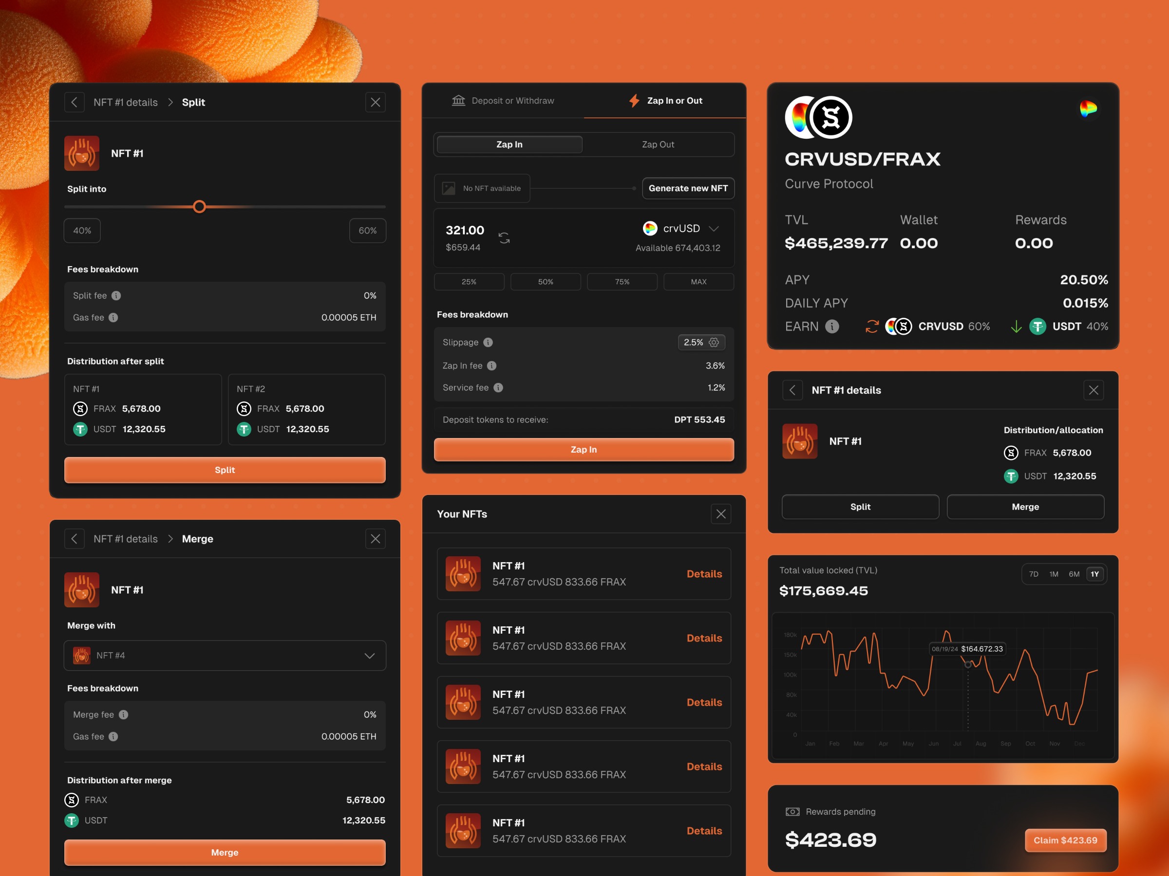 CompotFi - DeFi Dashboard UI Image 0