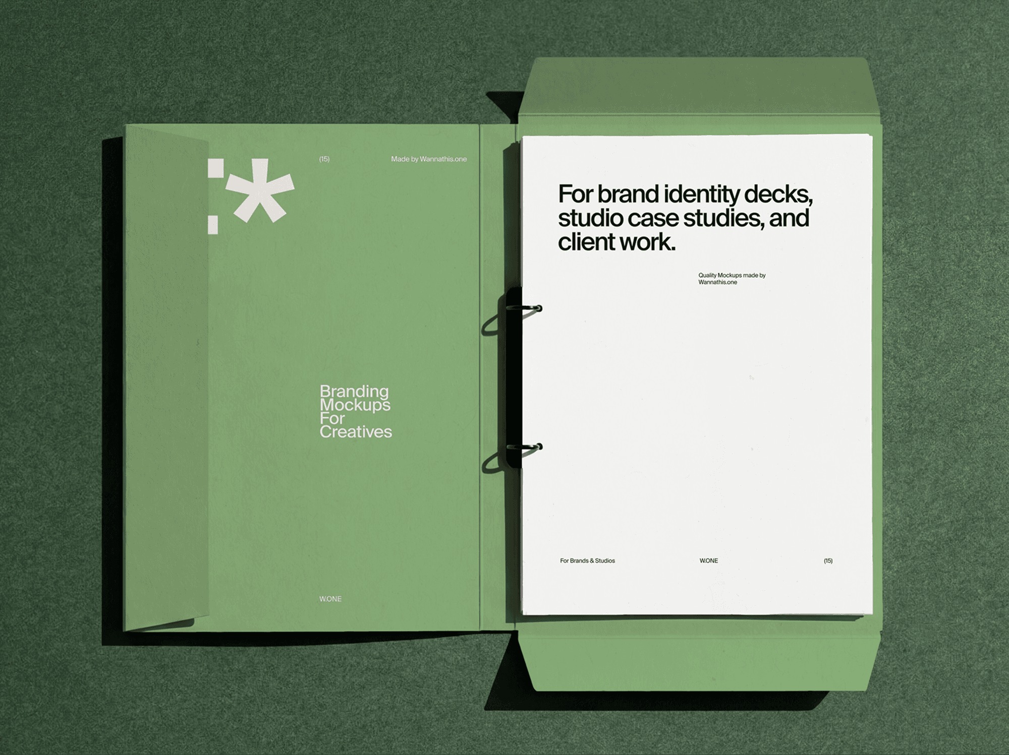 Ring Binder Presentation Folder Mockup