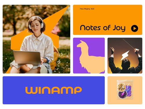 Winamp Branding Identity