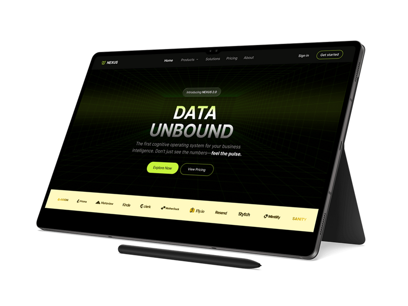 NEXUS | SaaS Landing Page