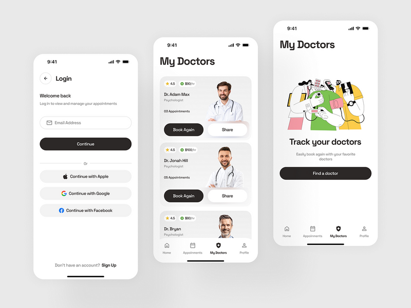 Doctor Booking App | Mobile app