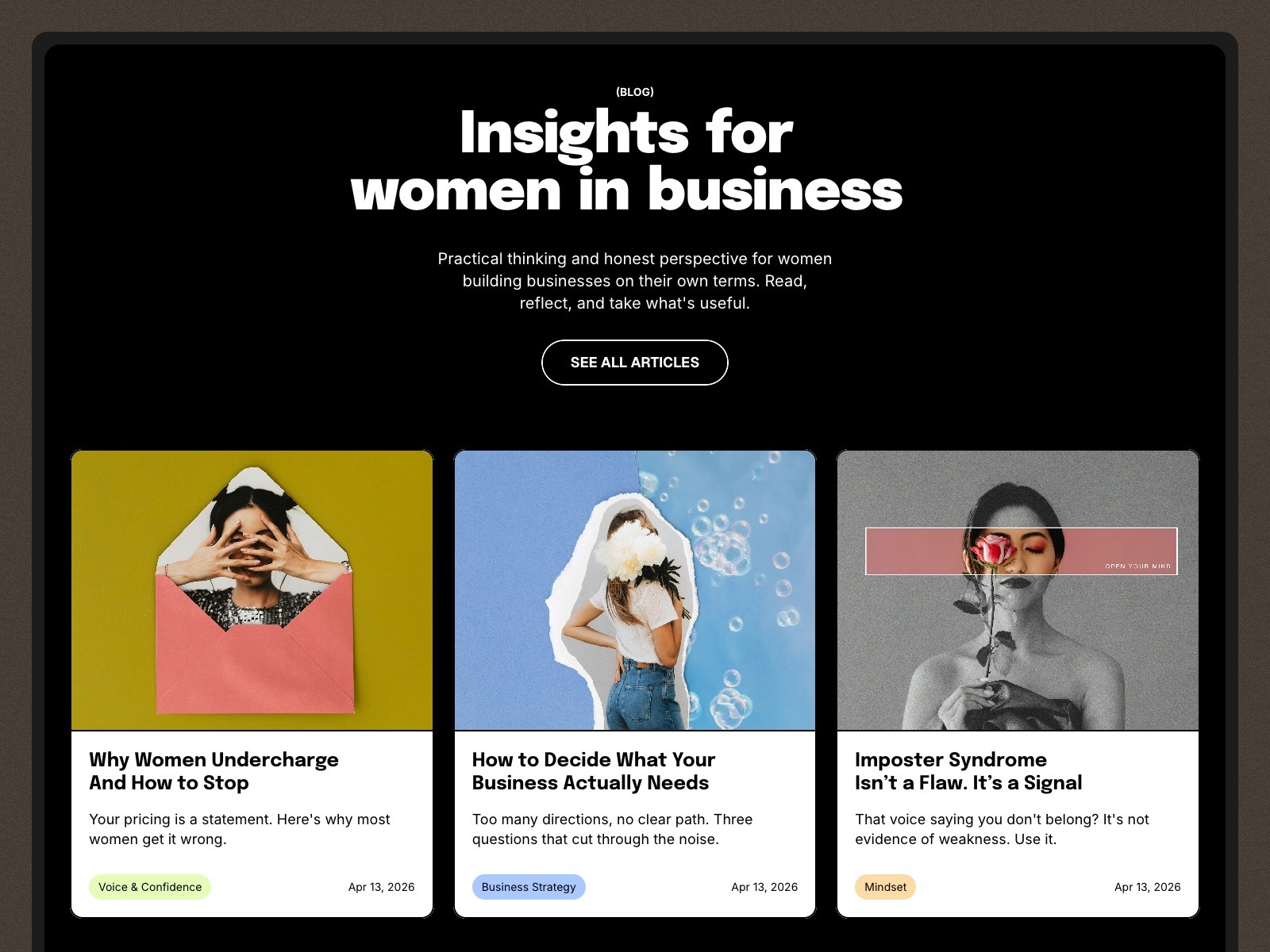 Caoch - Business Coaching & Consulting Website Template for Framer Image 2
