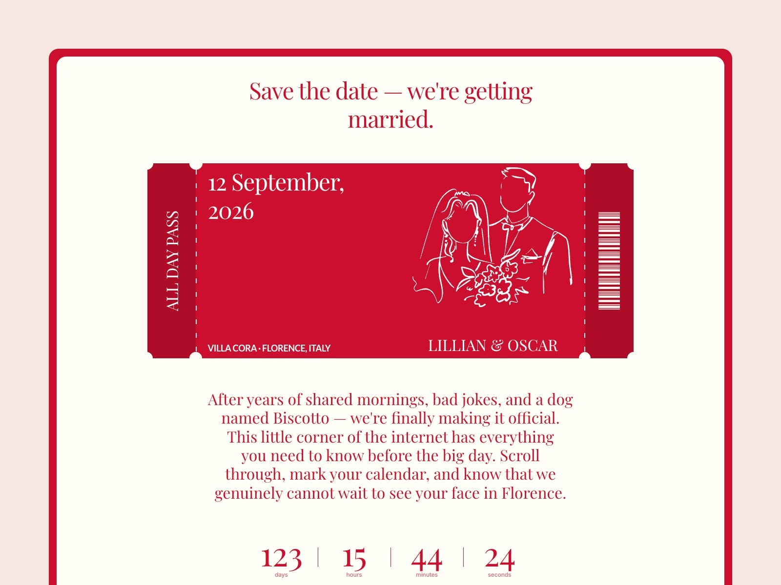 Delphin - Wedding Invitation Website Template for Framer Image 1