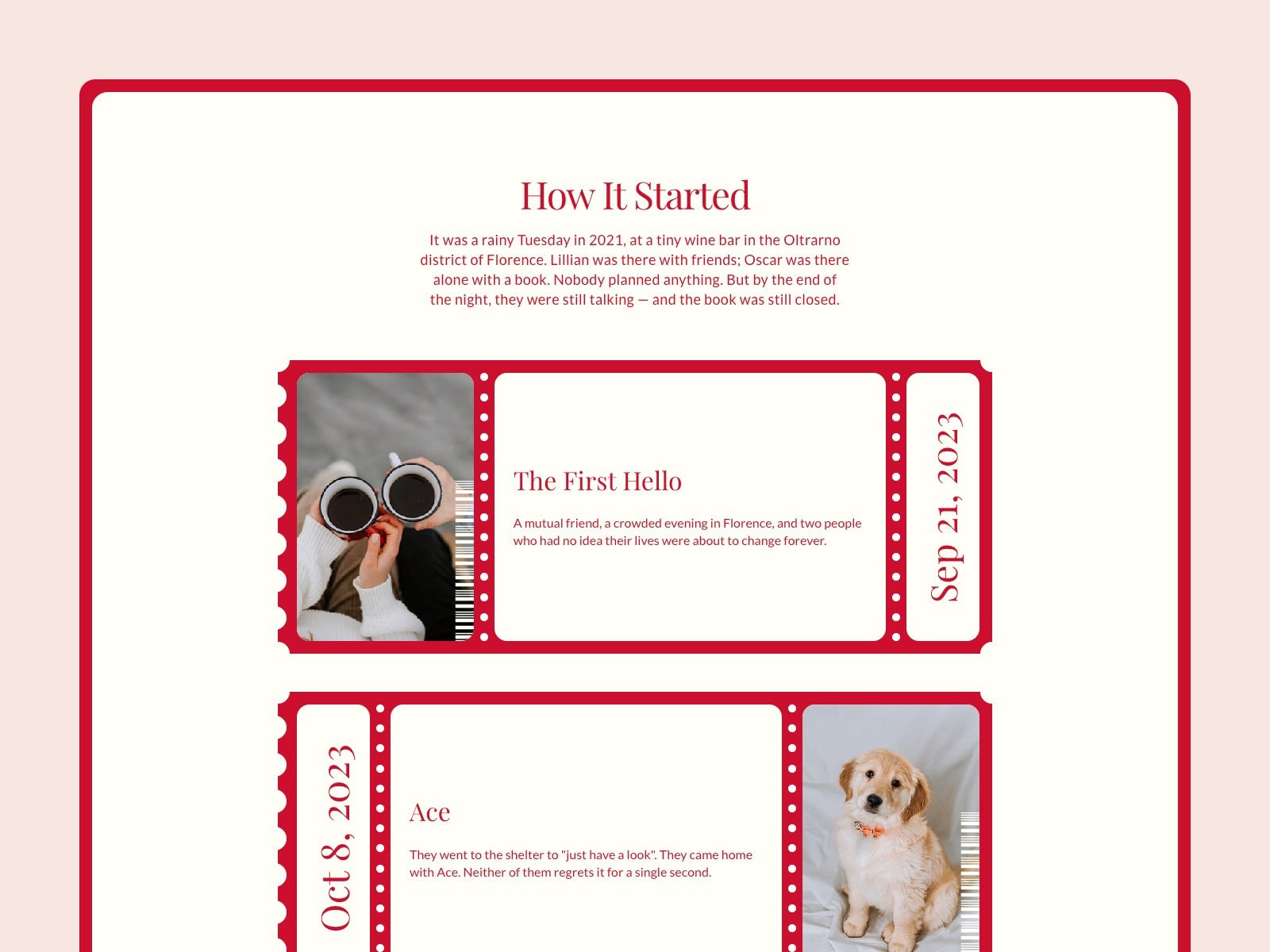 Delphin - Wedding Invitation Website Template for Framer Image 2