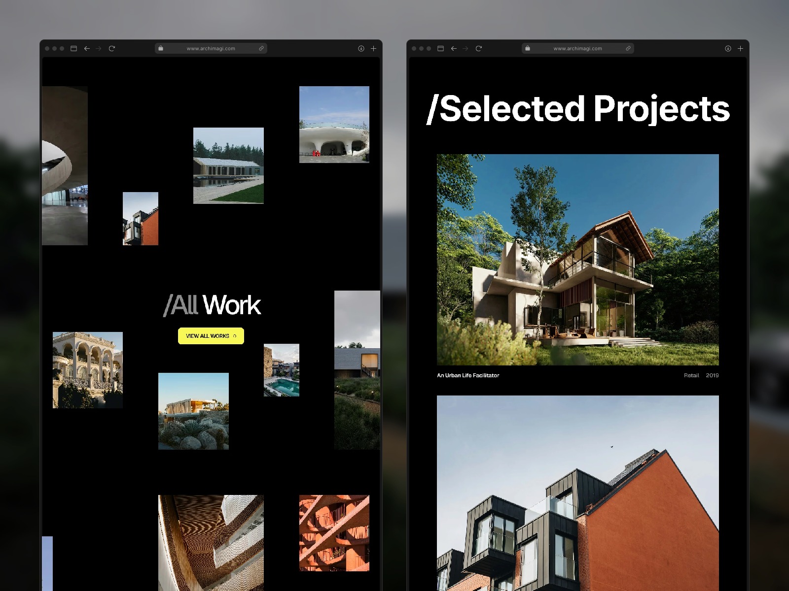 Archimagi - Architecture & Interior Design Website Template for Framer Image 0