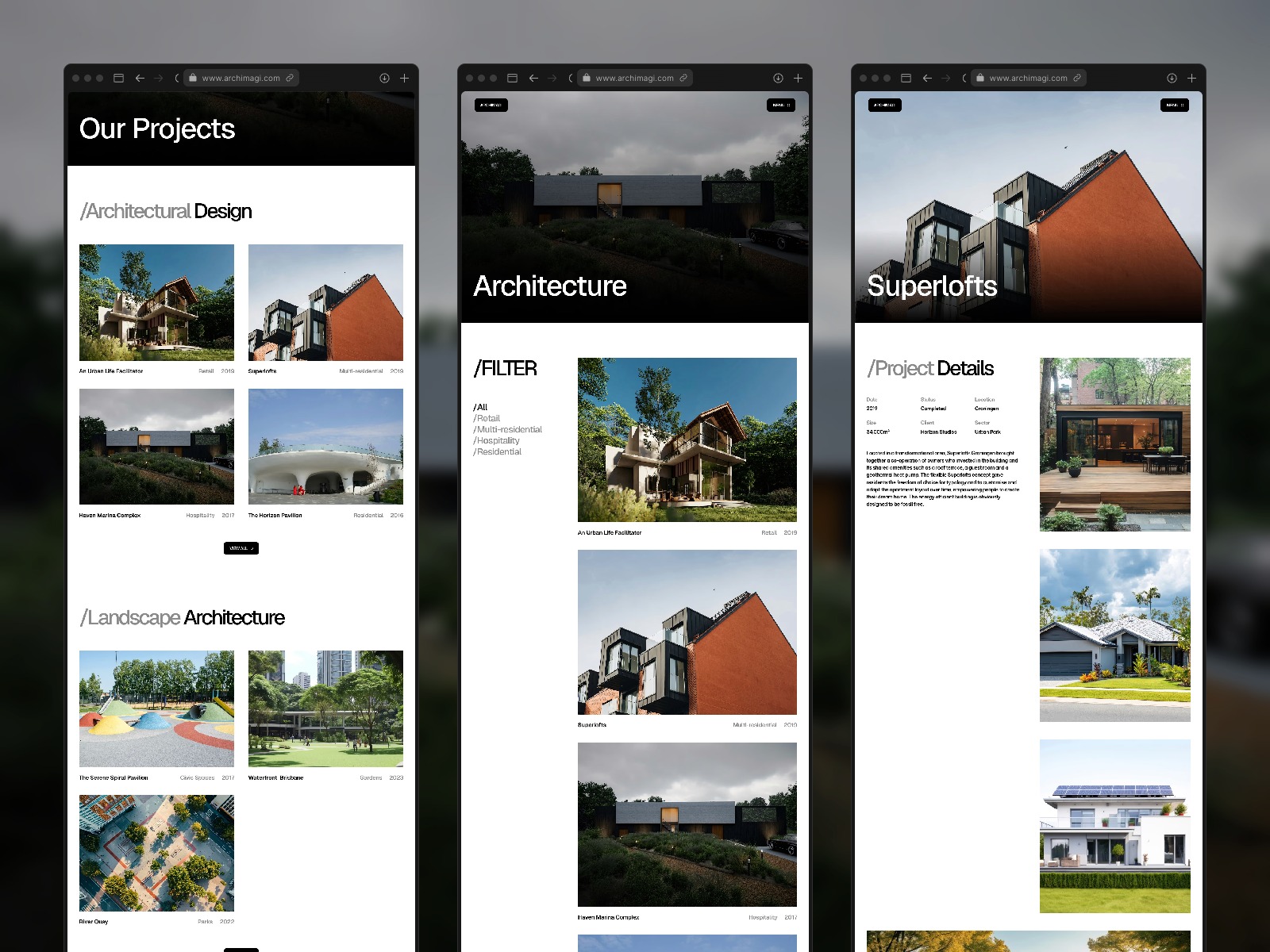 Archimagi - Architecture & Interior Design Website Template for Framer Image 2