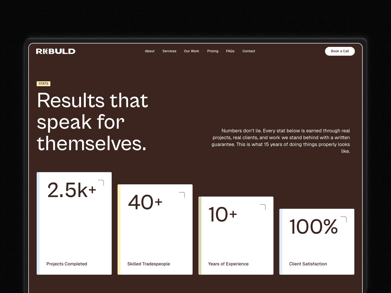 Rebuld - Home Construction & Renovation Website Template for Framer Image 1