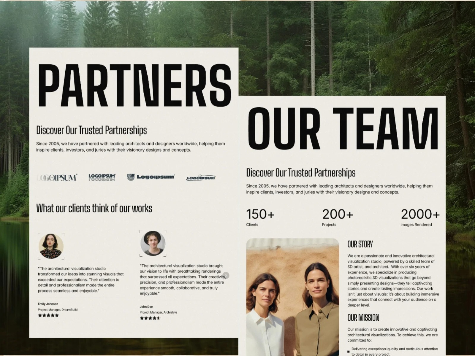 weRENDER - Portfolio Website Template for Framer Image 0