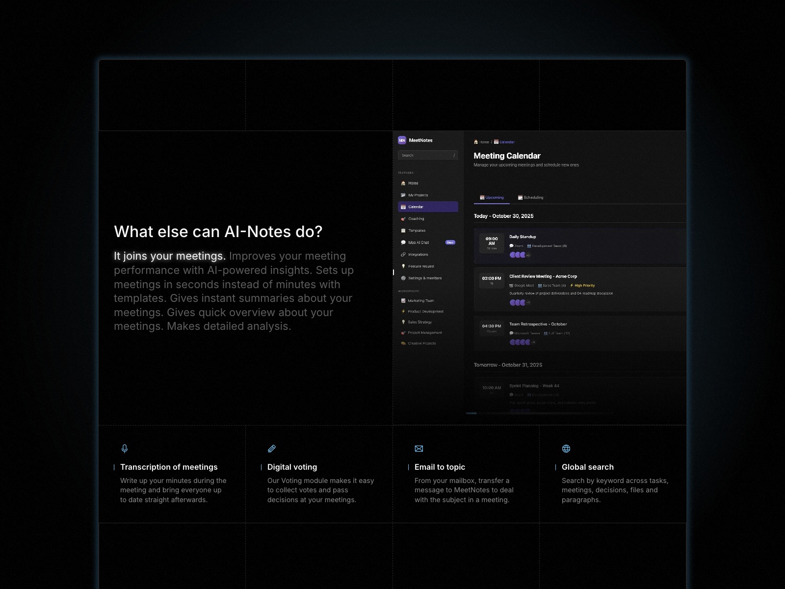 Notes - SaaS & AI Website Template for Framer Image 0