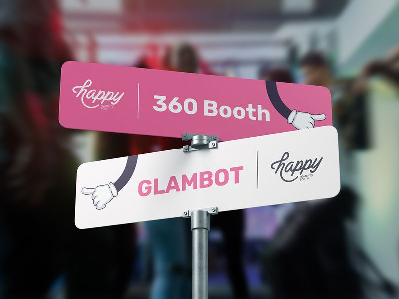 Brand Style design for Happy Moments Booth