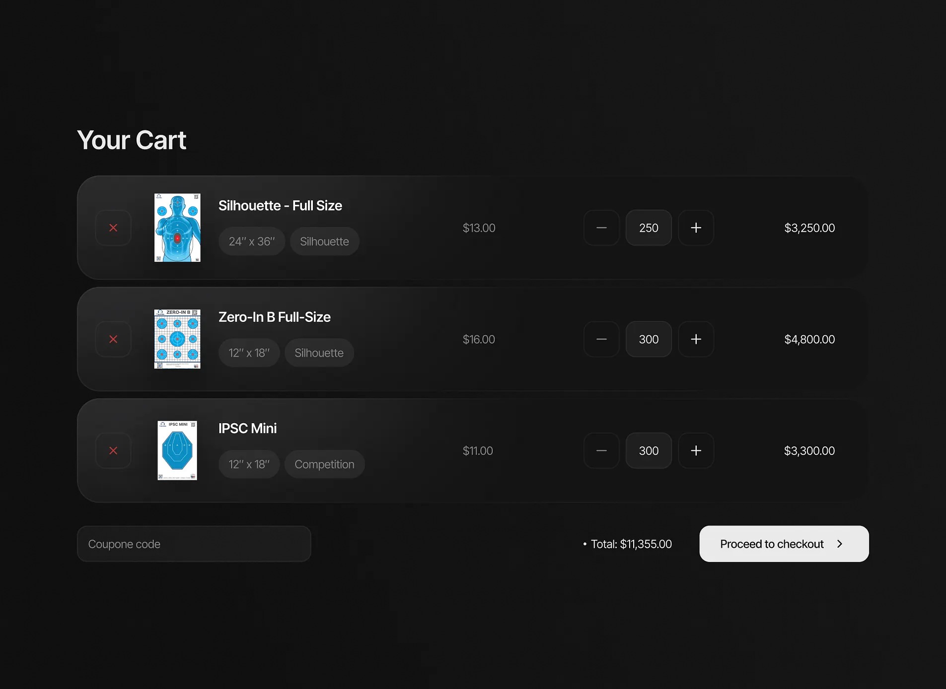 TactNib promo site - targets and a shooting analysis app Image 3