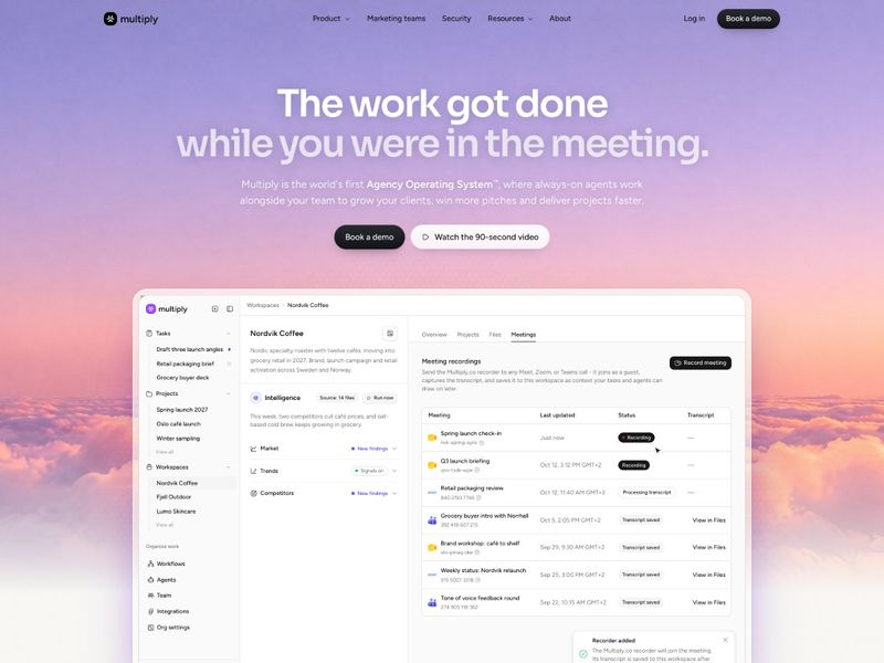 Multiply — the Agency Operating System