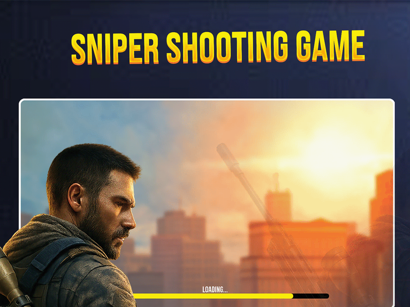 Sniper Shooting Game UI/UX Design
