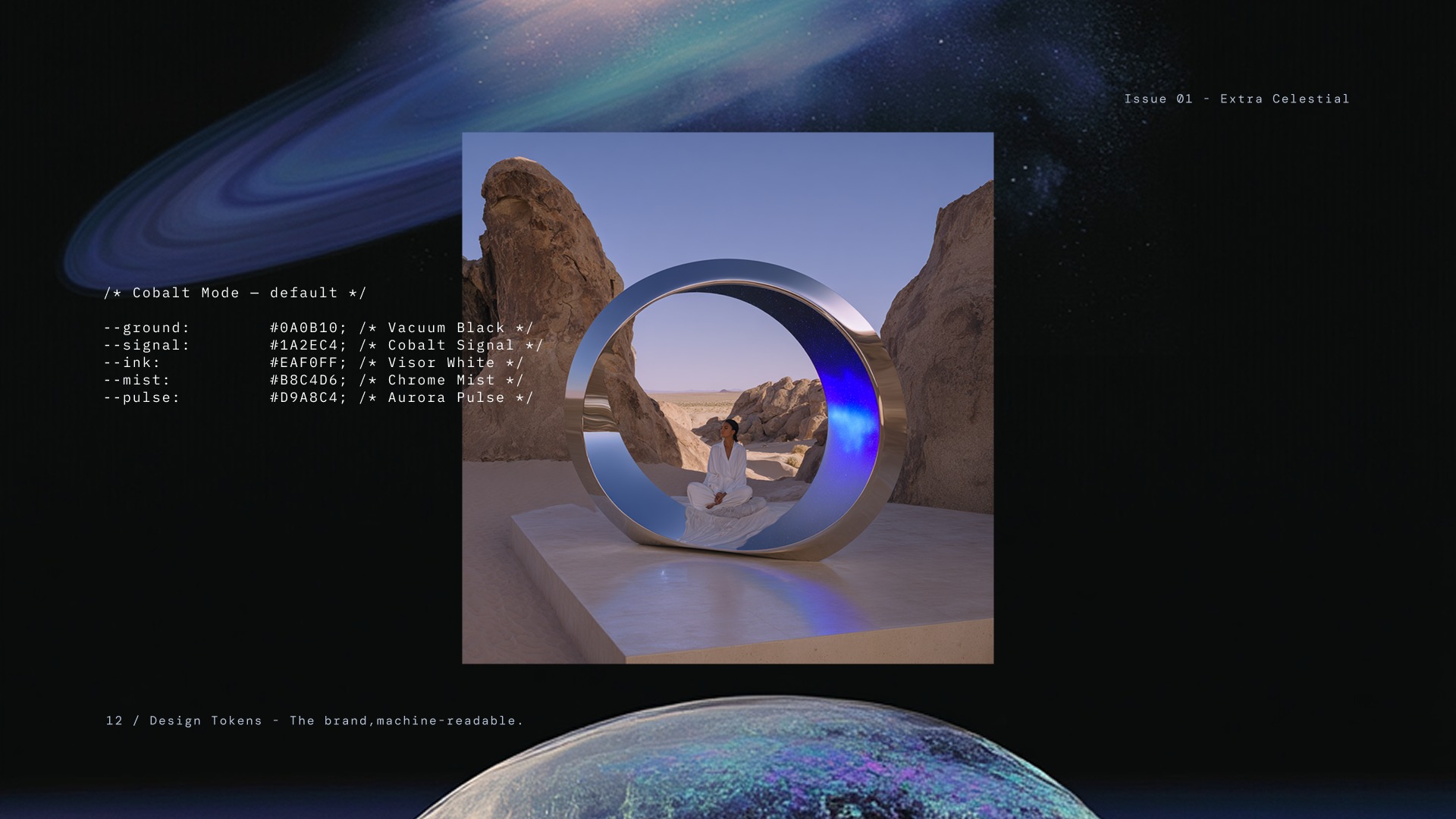 AI Editorial Art Direction Studies — Issue 01: Extra Celestial Image 3