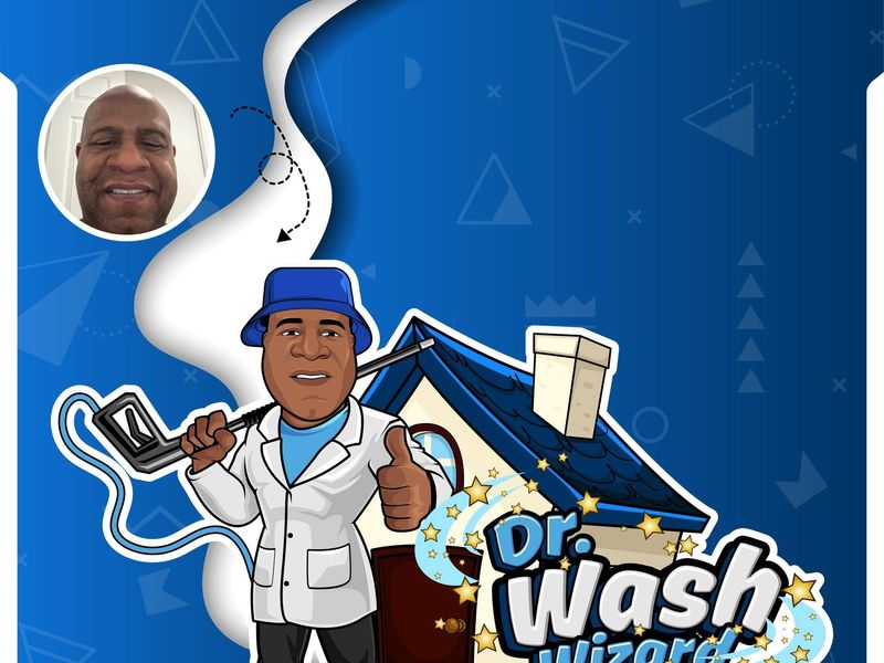 Portrait Logo Design and Branding Kit for Pressure Washing Business