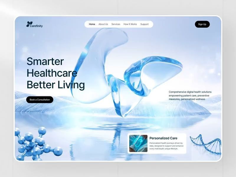 Carefinity - Healthcare Website Design