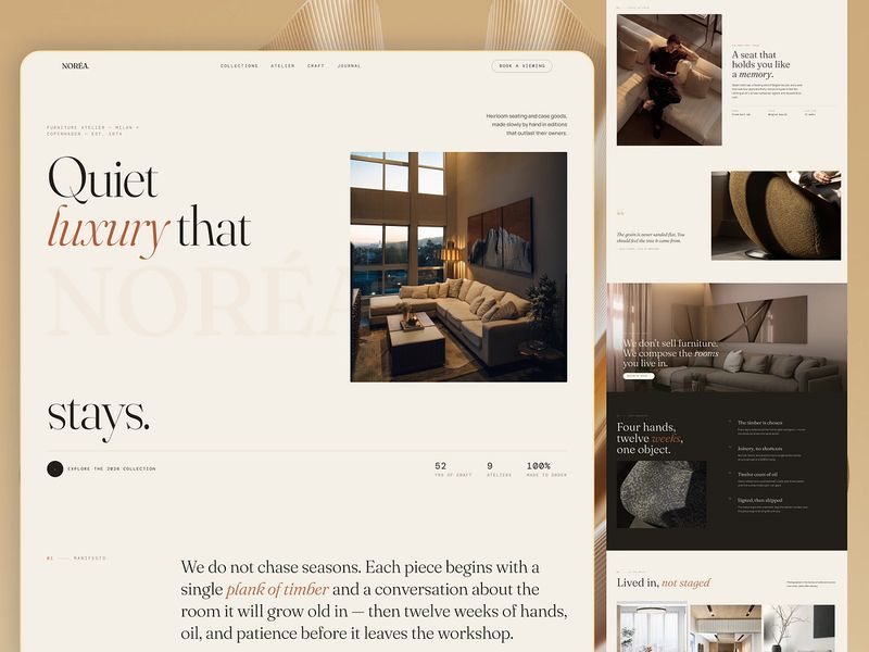 Luxury Furniture Website Design
