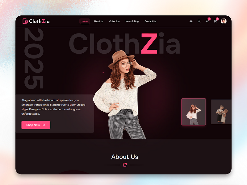 Fashion eCommerce Website UI Design