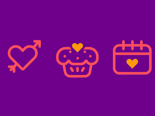 Love in Lines – A Duotone Icon Collection