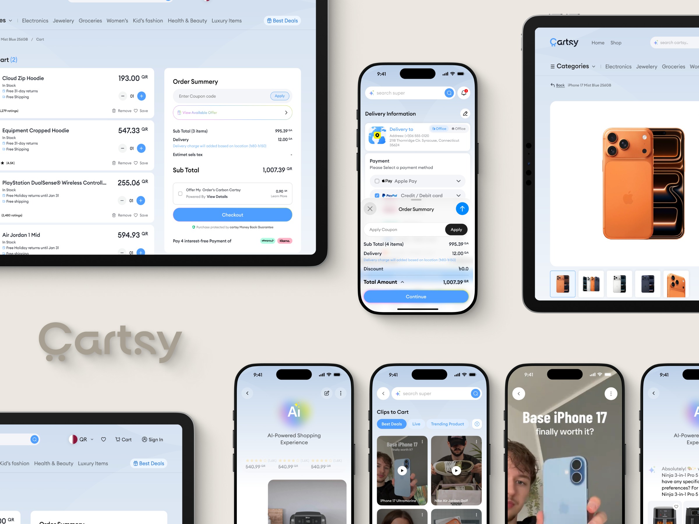 Cartsy | AI eCommerce Web Homepage | Sleeko   Image 0