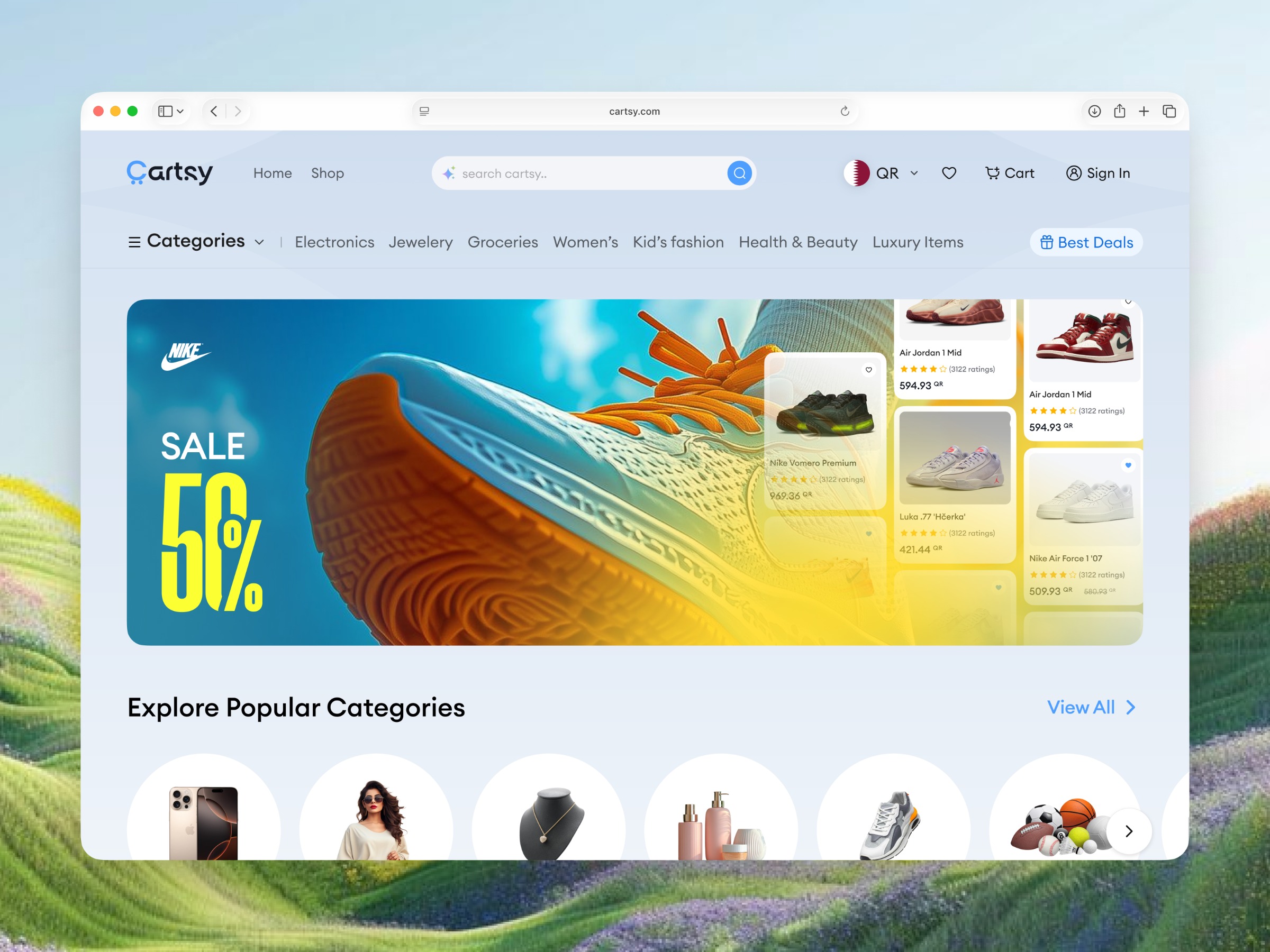 Cartsy | AI eCommerce Web Homepage | Sleeko   Image 2