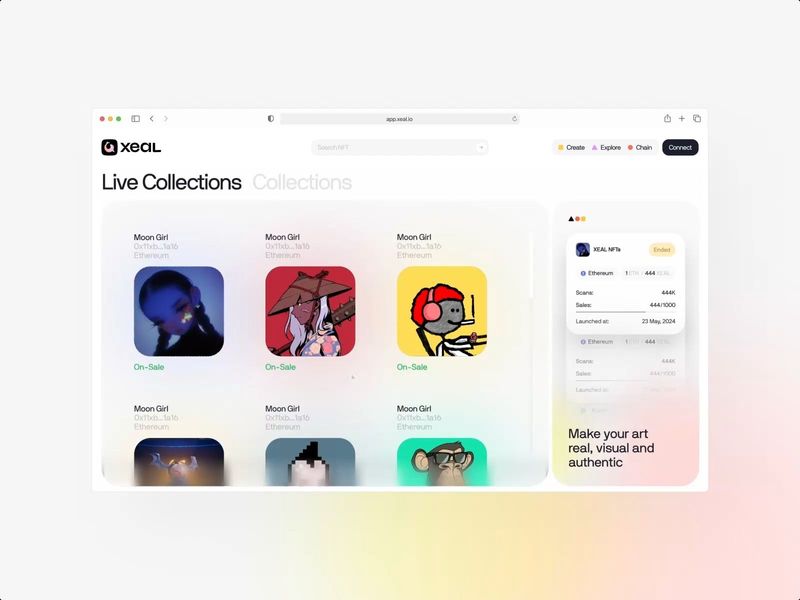 Dashboard Design for Xeal