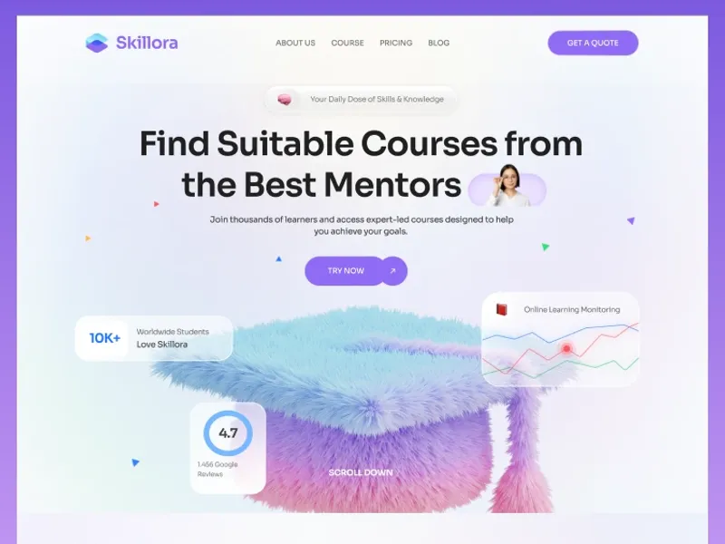 Skillora by 8AMDESIGN - Uncategorized design asset by webflow