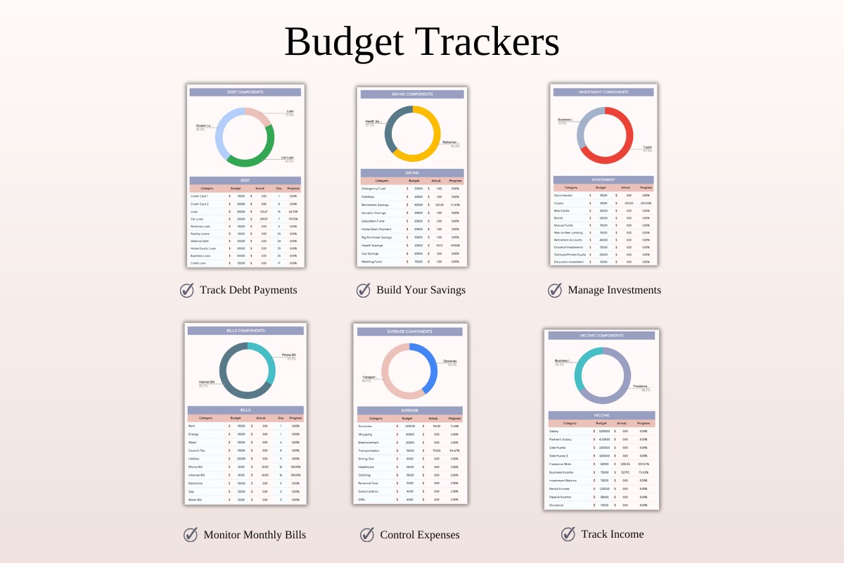 Annual 50/30/20 Budget Spreadsheet Template | SpreadsheetsHub Image 10
