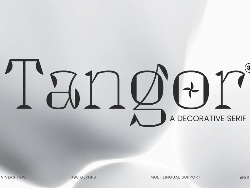 UT Tangor - A Distinctive Decorative Serif
