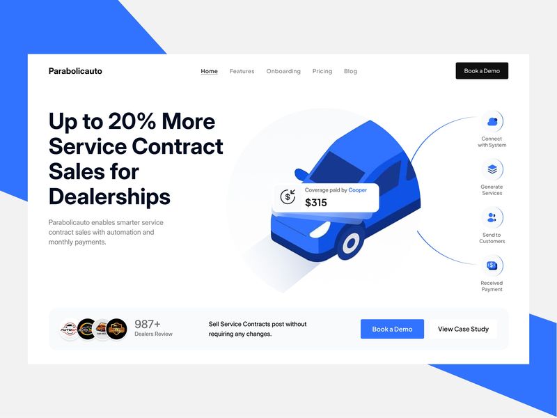 ParabolicaAuto Dealer & Customer System (SaaS)