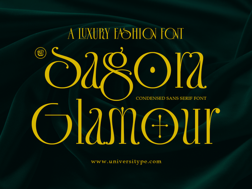 UT Sagora Glamour - A Fashioned Luxury Font