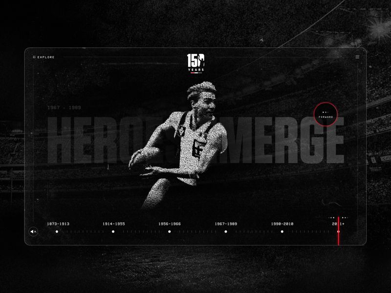 Saints 150 Years - Awwwards Honorable Mention
