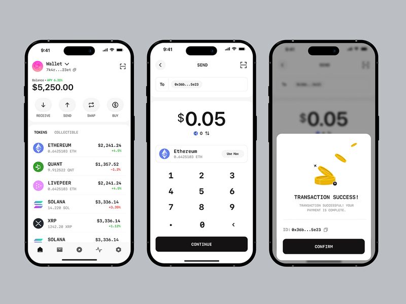 Max Wallet - Crypto Wallet Mobile App Design