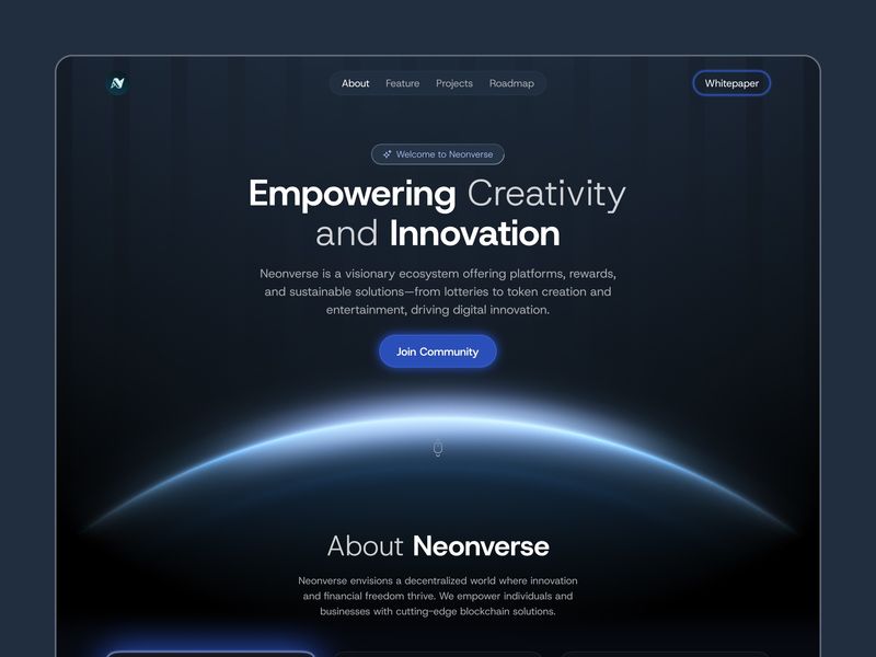 Next-Gen Web3 Landing Page