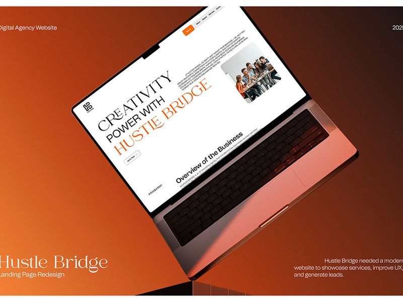Hustle Bridge - Agency Website Redesign