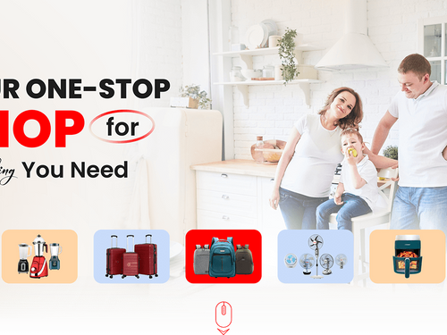 Home Appliance Amazon Store Category Page Design