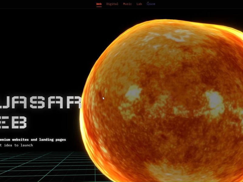 Quasar Web — Interactive Web Experience