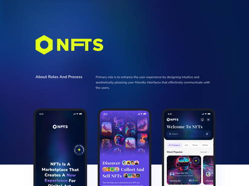 NFTs Marketplace App Project | UI Kit | UX Case Study on Behance