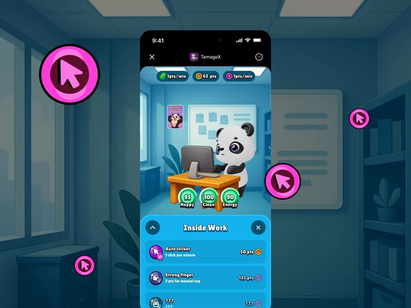 TamagoX - Job Screen