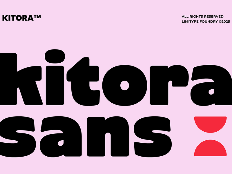 Kitora - Bold Font