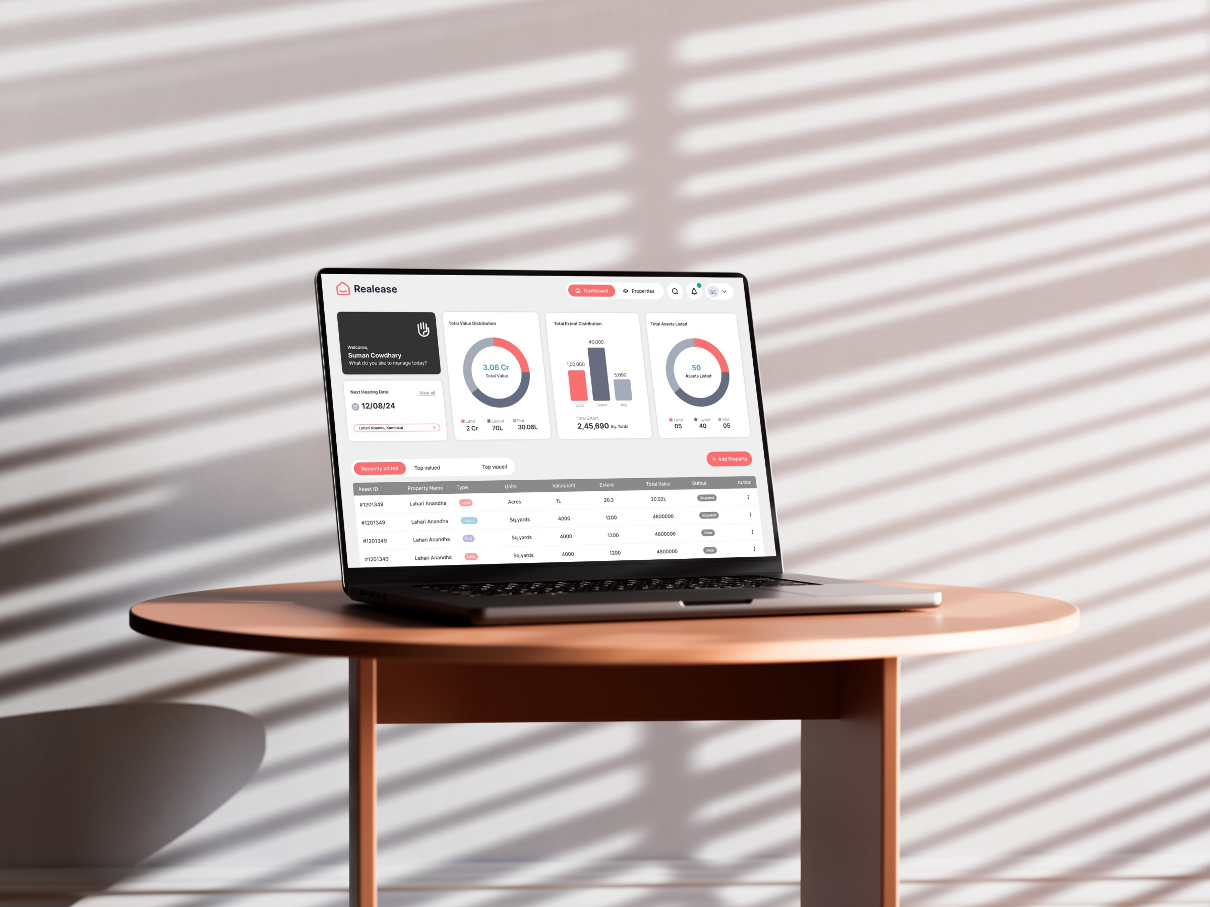 RealEase - Real Estate Management SaaS Product Image 1