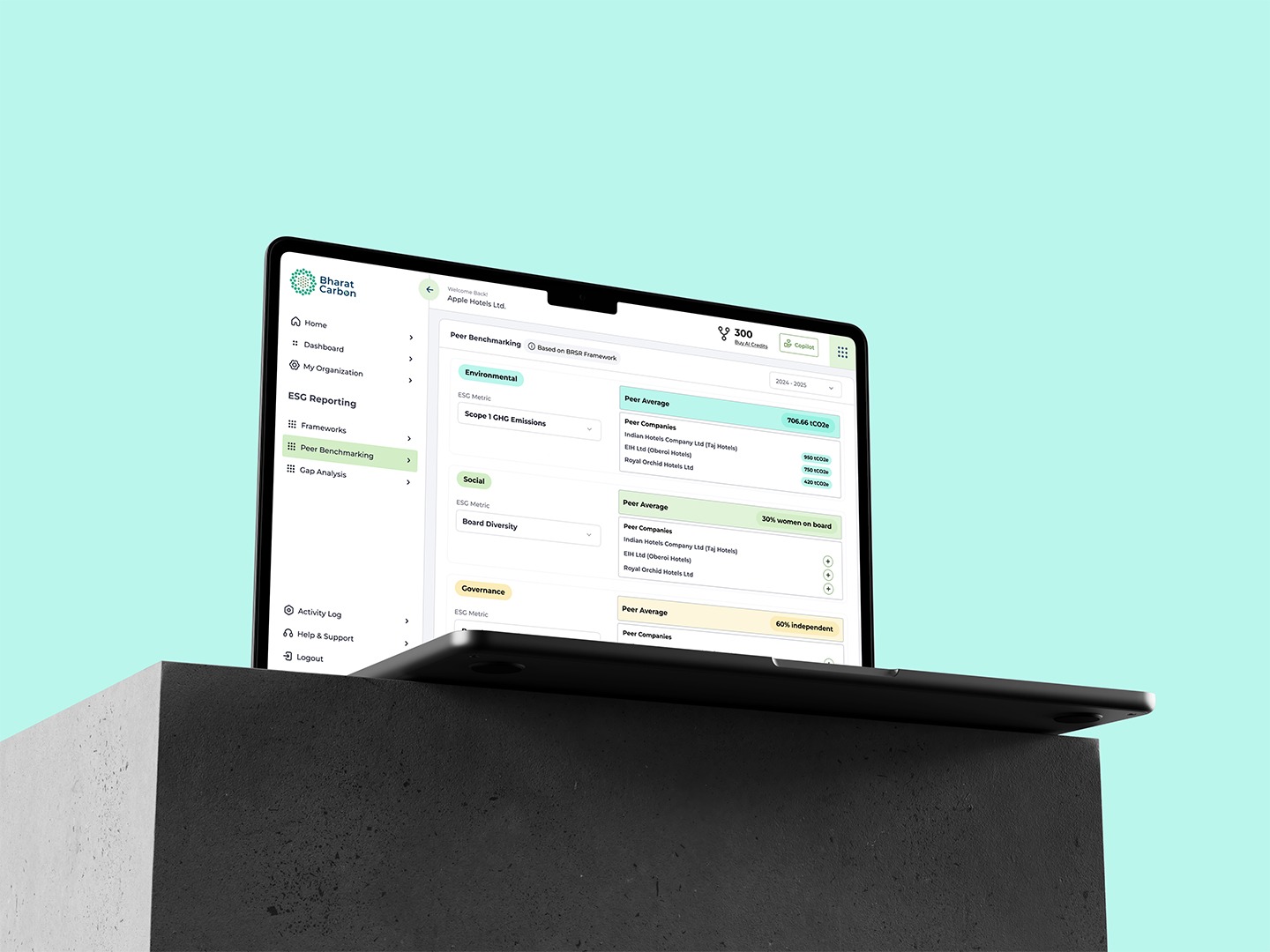 ESG Dashboard UI