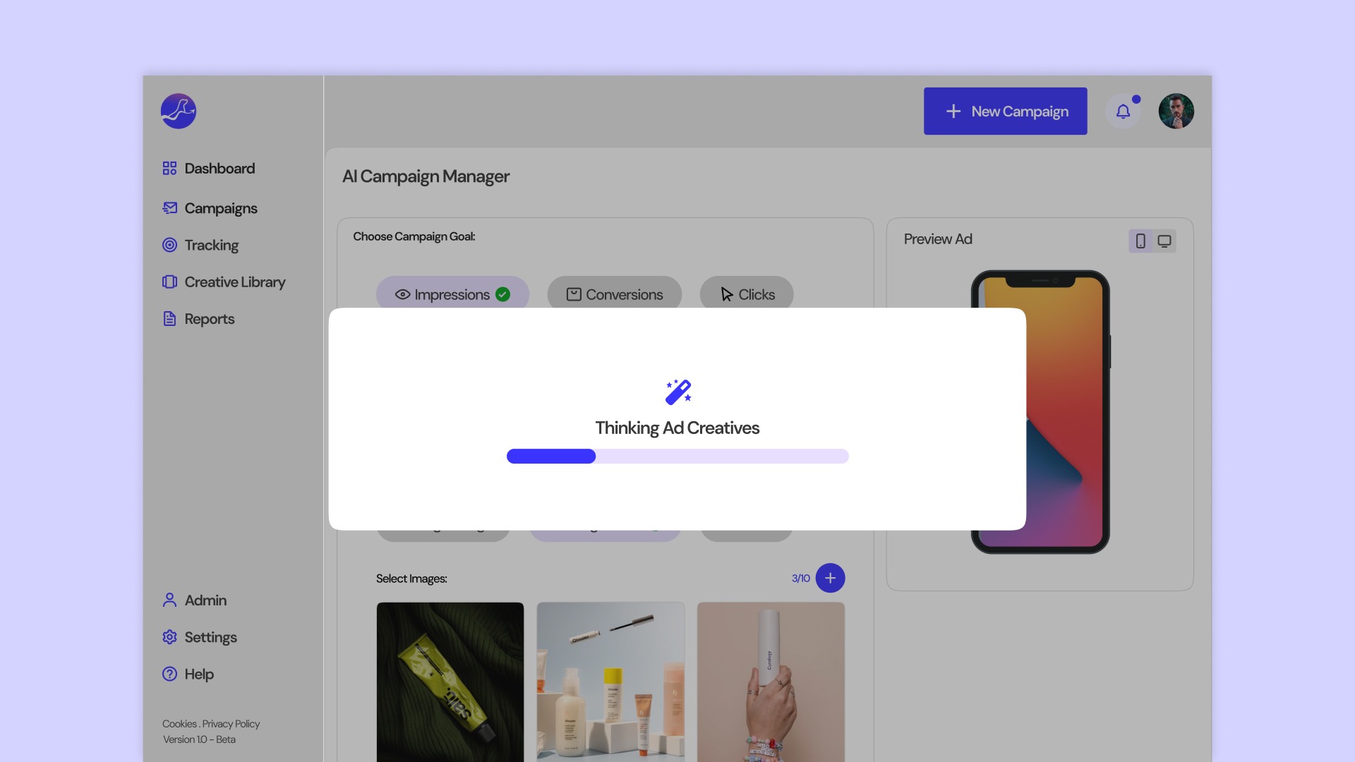 AI Ad Creative Manager