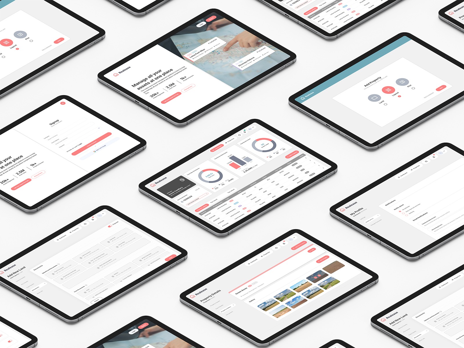 Real Estate SaaS Product UI