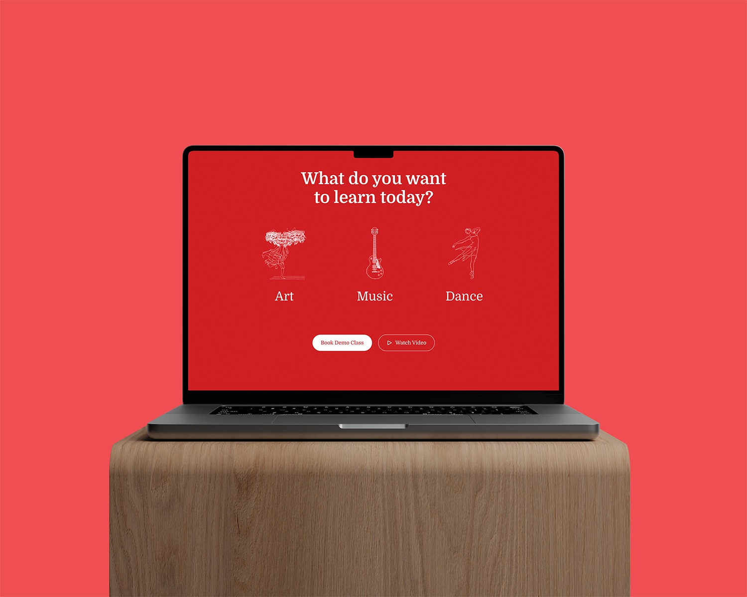 Music Academy Website Landing Page UI Image 0
